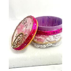 Keepsake Jewelry Box for Mementos Trinkets Jewelry Desk Items Potpourri